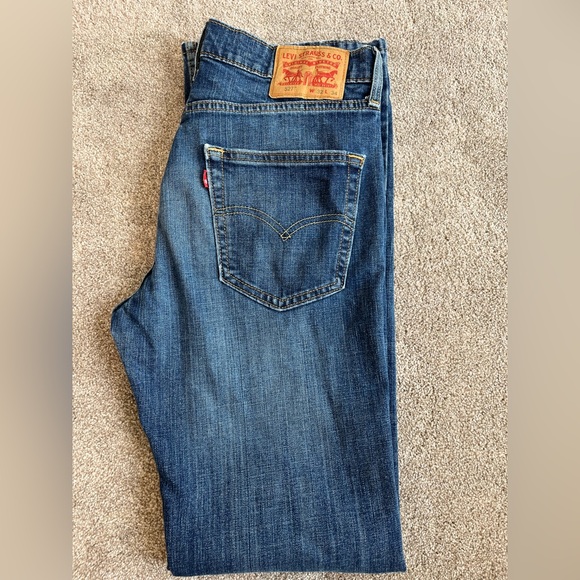 Levi's Men's 527 Classic Indigo Straight Jeans - Picture 1 of 4